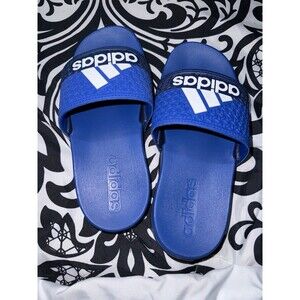 Adidas Cushioned toddler size 12k slides